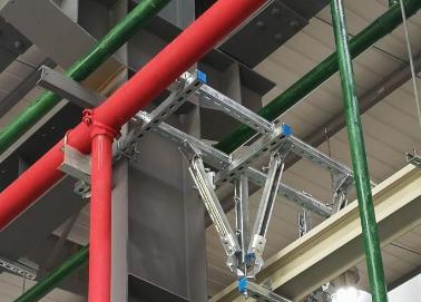 郸城该抗震支架的整体式支吊架结构协调性好